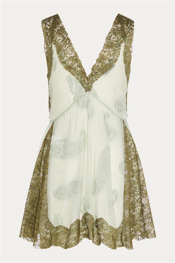 NIDODILEDA BETWEEN TOPDRESS MINT/GREEN