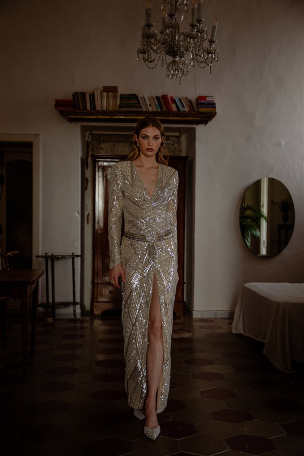 NIDODILEDA BLISS DRESS SILVERY