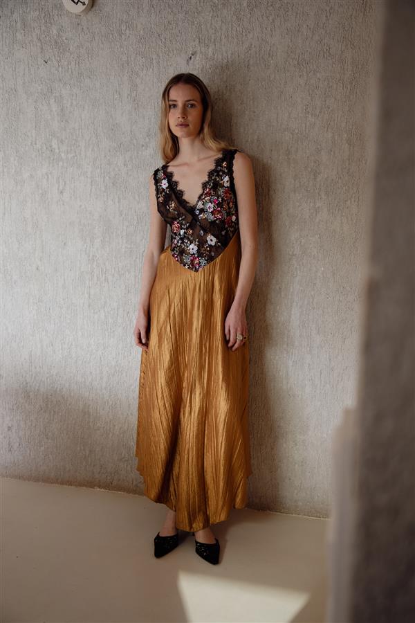 NIDODILEDA CADENCE DRESS BRONZE