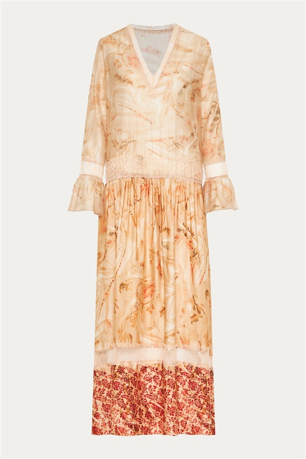 NIDODILEDA CANVAS TUNIC DRESS MULTI