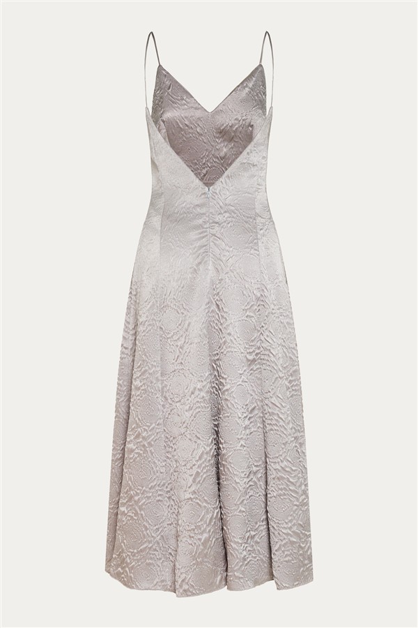 NIDODILEDA CERYLO DRESS LIGHT GREY