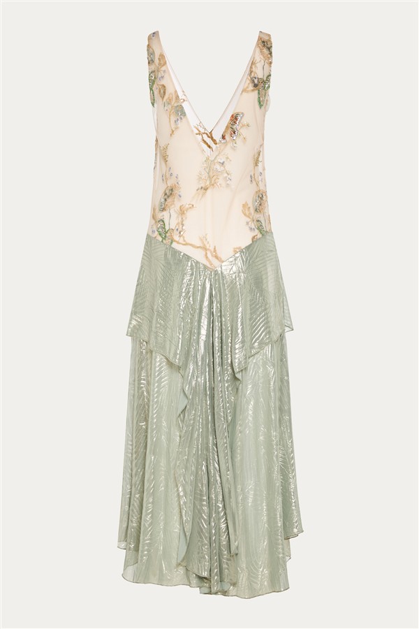 NIDODILEDA CONTINUUM DRESS NUDE/MINT