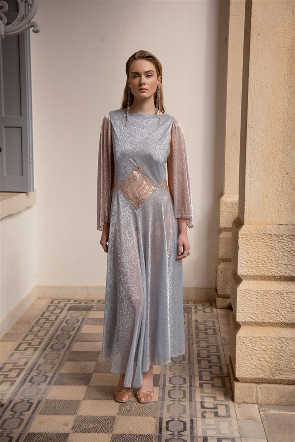 NIDODILEDA CURRENT DRESS LIGHT BLUE