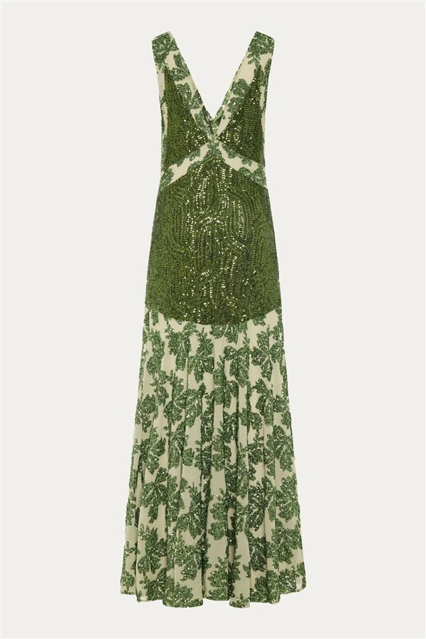 NIDODILEDA DAMARIS DRESS GREEN