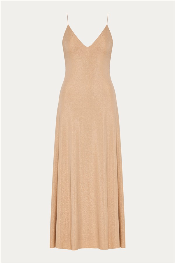 NIDODILEDA DRIFT DRESS GOLD
