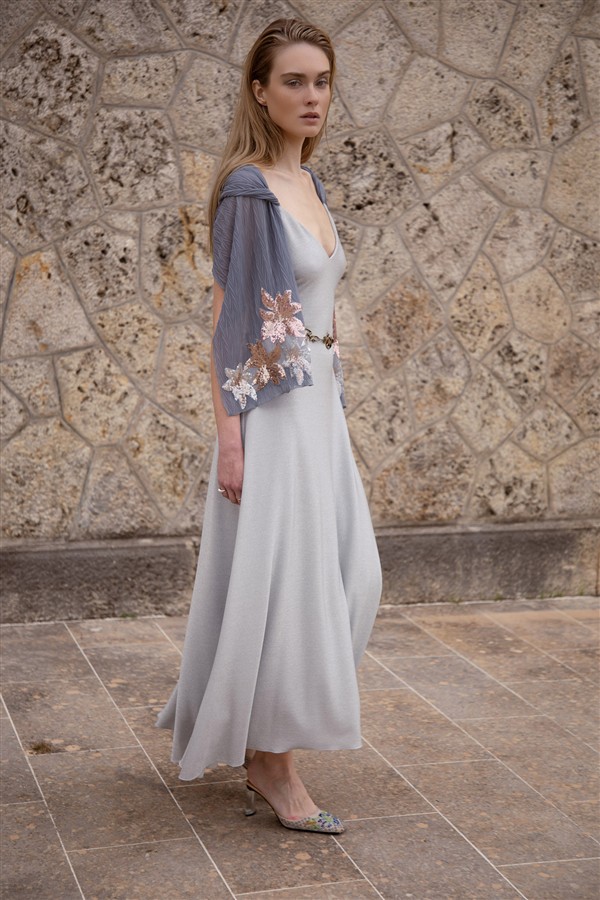 NIDODILEDA DRIFT DRESS SILVER