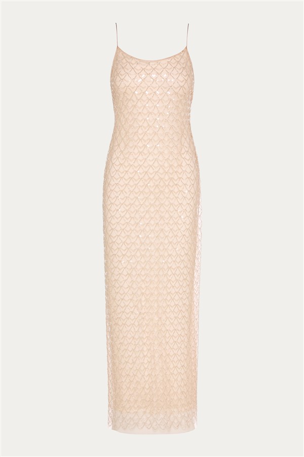NIDODILEDA ELEVATION DRESS NUDE