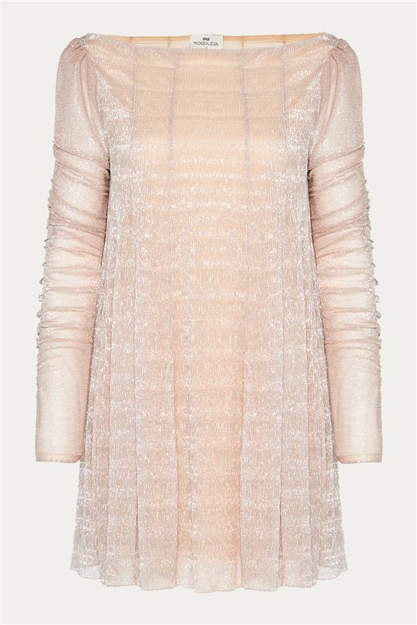 NIDODILEDA ENIGMA TOP DRESS NUDE