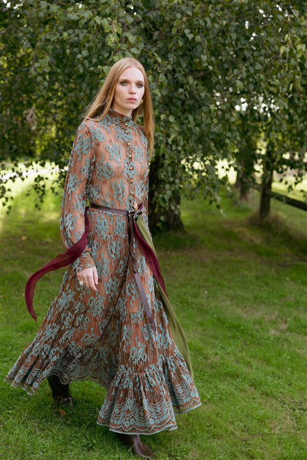 NIDODILEDA EVE DRESS BROWN/VERAMAN