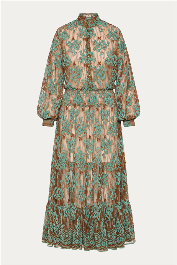 NIDODILEDA EVE DRESS BROWN/VERAMAN