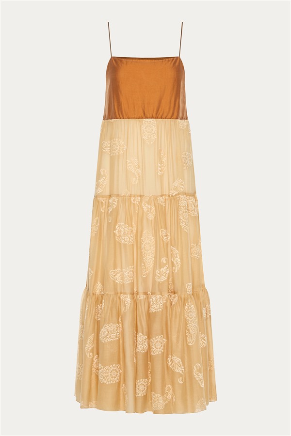NIDODILEDA EVORA DRESS BEIGE