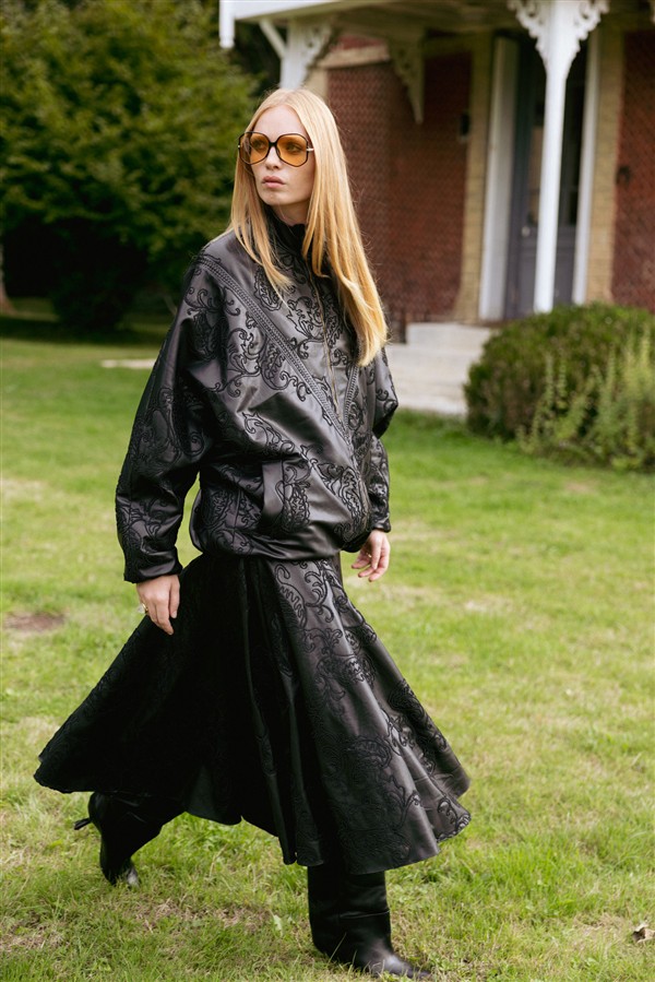 NIDODILEDA FELICITY BOMBER JACKET BLACK