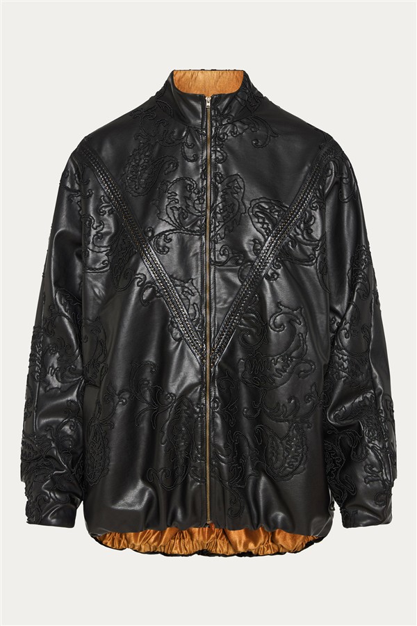 NIDODILEDA FELICITY BOMBER JACKET BLACK