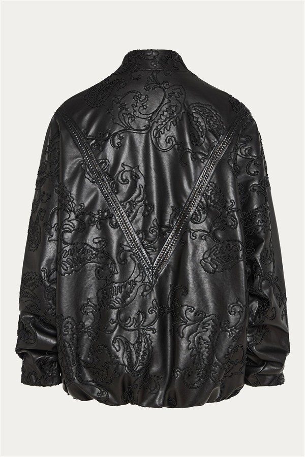 NIDODILEDA FELICITY BOMBER JACKET BLACK