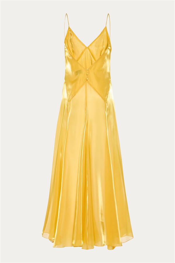 NIDODILEDA FENELLA DRESS GOLD YELLOW