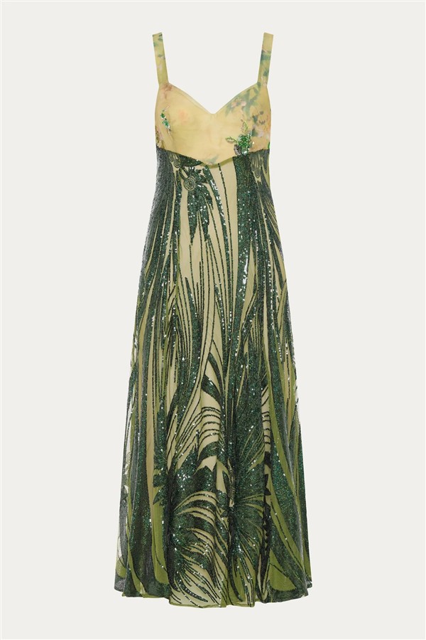 NIDODILEDA FIORA DRESS GREEN