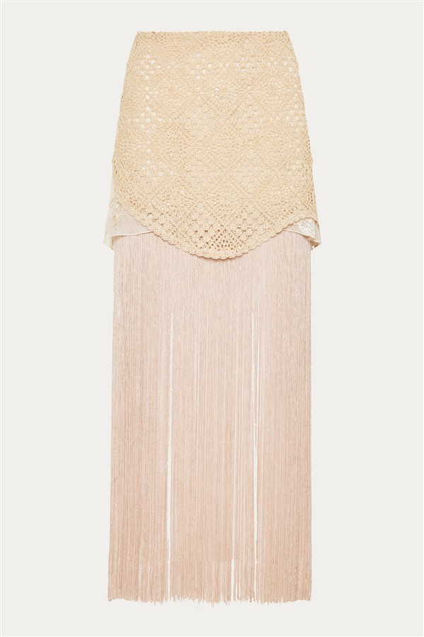 NIDODILEDA GLAZE SKIRT SAND