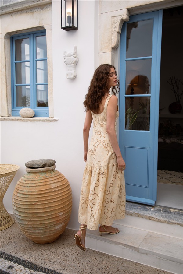 NIDODILEDA GLIDE DRESS BUTTER YELLOW