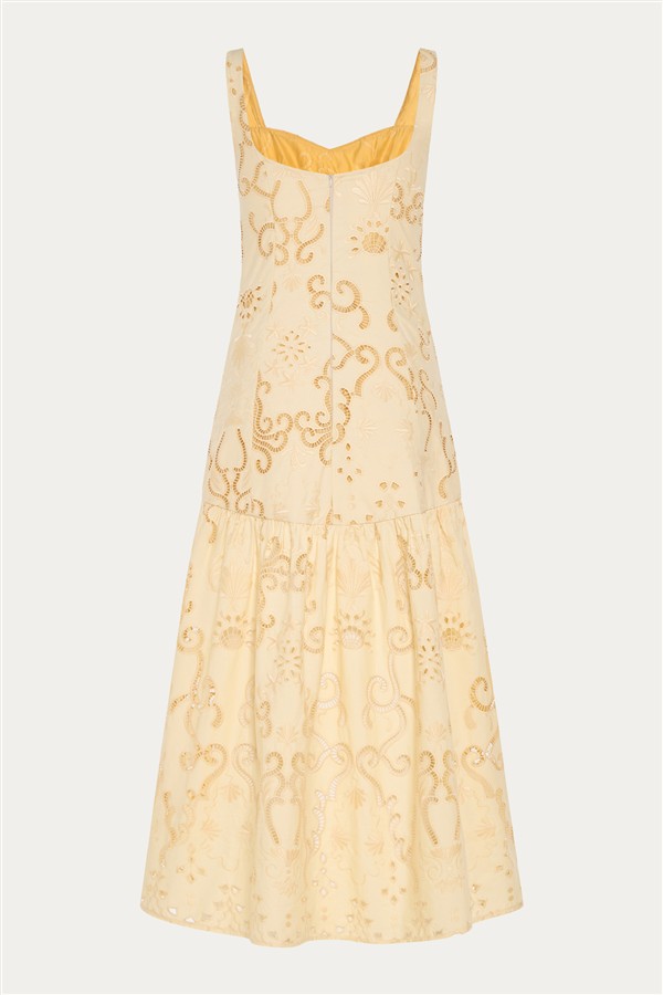 NIDODILEDA GLIDE DRESS BUTTER YELLOW