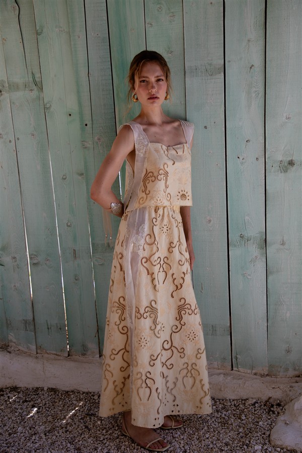 NIDODILEDA GLIVE SKIRT BUTTER YELLOW