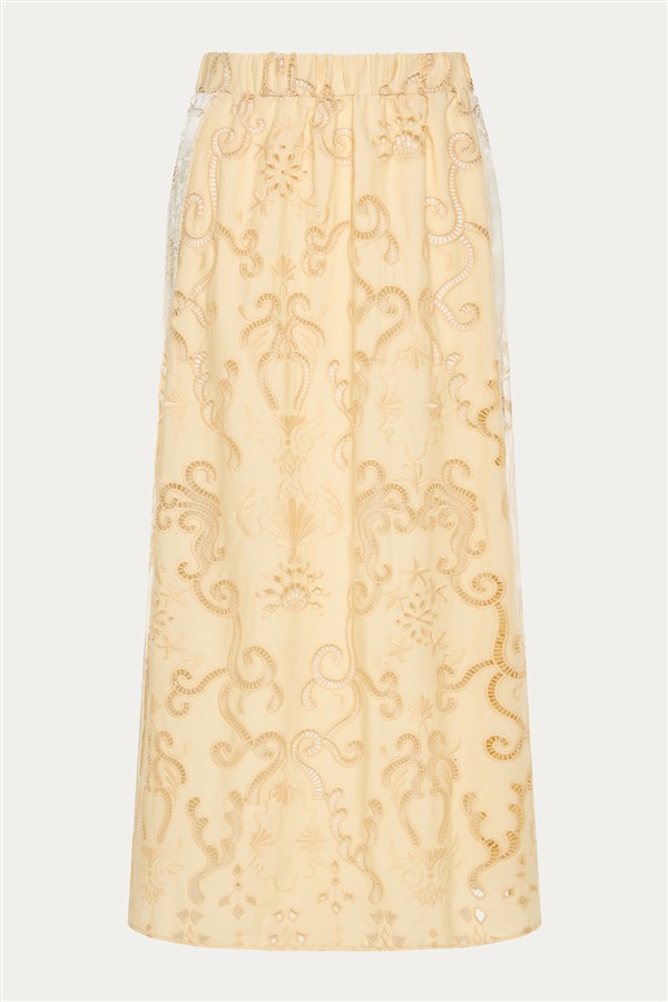 NIDODILEDA GLIVE SKIRT BUTTER YELLOW