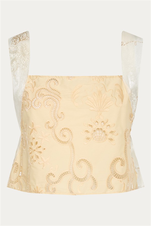 NIDODILEDA GLIVE TOP BUTTER YELLOW