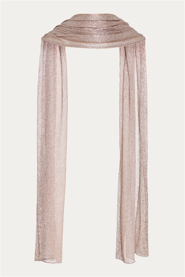 NIDODILEDA GROUND SHAWL SILVERY ROSE