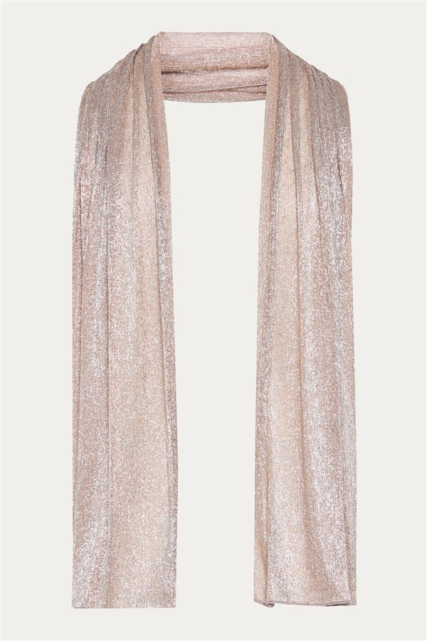 NIDODILEDA GROUND SHAWL SILVERY ROSE