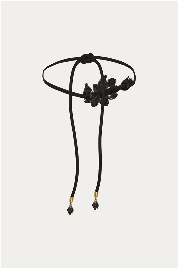 NIDODILEDA HEIR CORD BELT BLACK