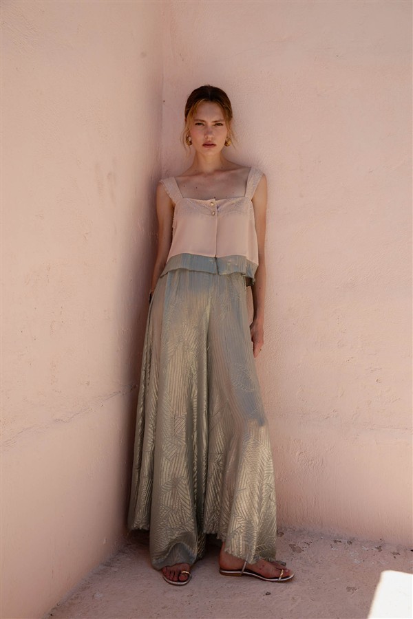 NIDODILEDA IANTHE TOP DUSTY ROSE