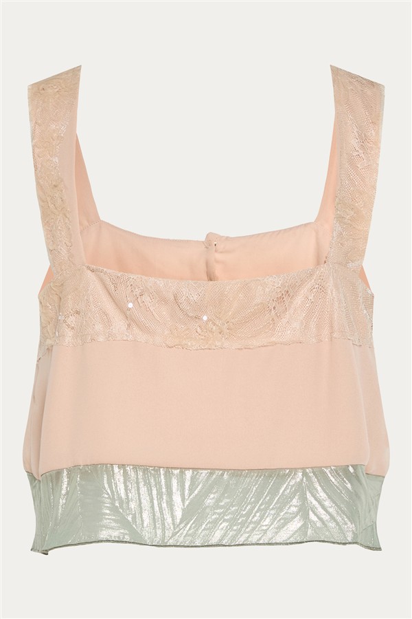 NIDODILEDA IANTHE TOP DUSTY ROSE
