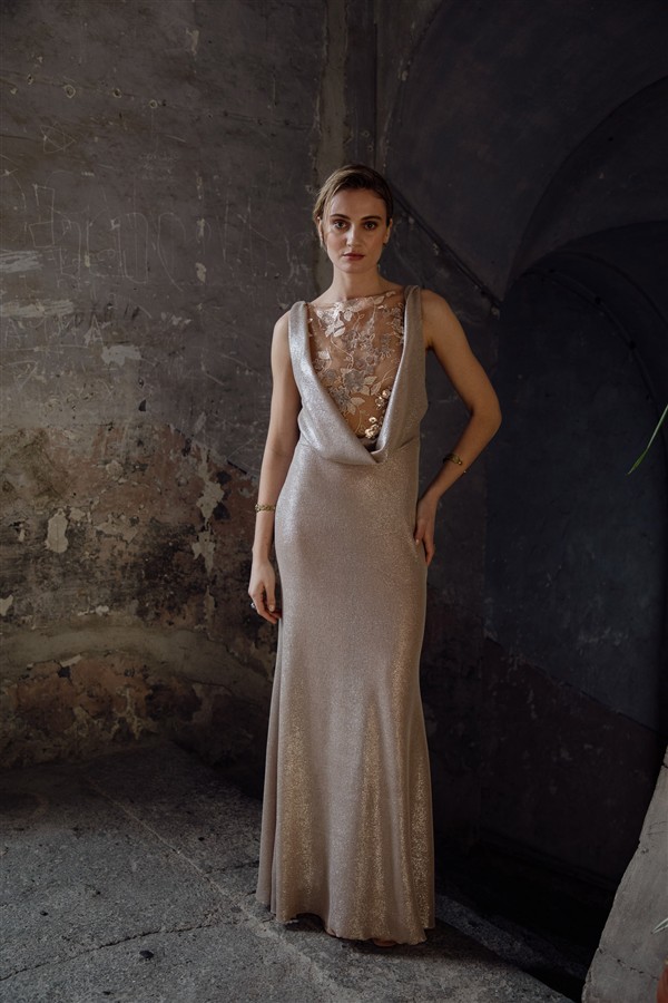 NIDODILEDA JEWEL DRESS ROSE GOLD
