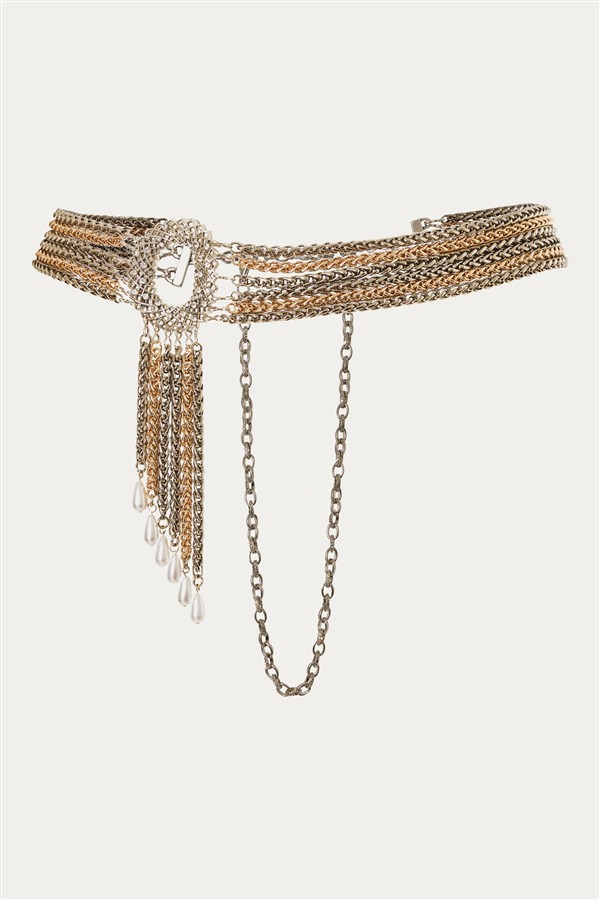 NIDODILEDA JOPLIN BELT SILVER/GOLD