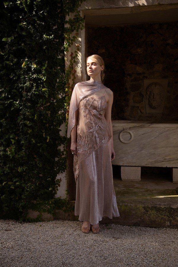 NIDODILEDA KINETIC DRESS SILVERY/ROSE