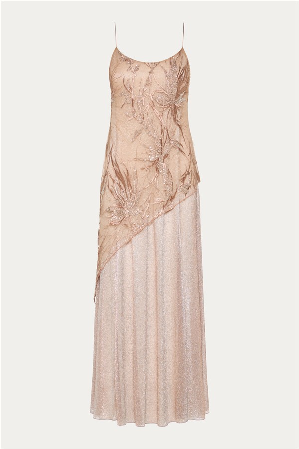 NIDODILEDA KINETIC DRESS SILVERY/ROSE