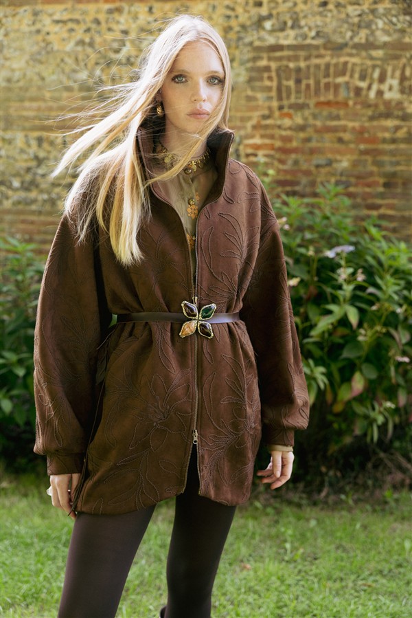 NIDODILEDA MADELINE JACKET BROWN