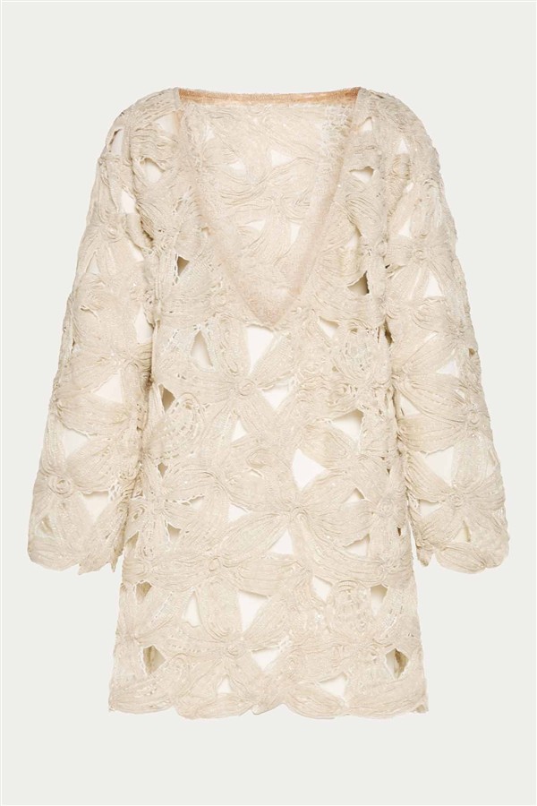 NIDODILEDA MAER PULLOVER DRESS SAND