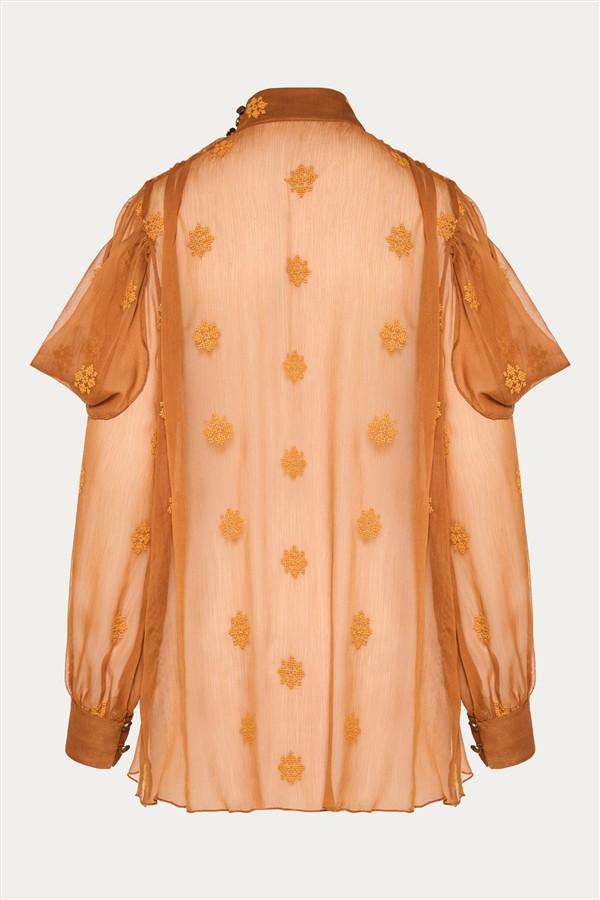 NIDODILEDA MARGOT SHIRT DRESS CAMEL