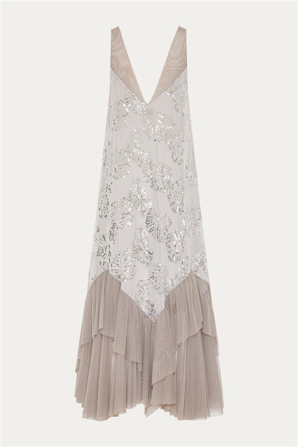 NIDODILEDA MARVEL DRESS SILVERY