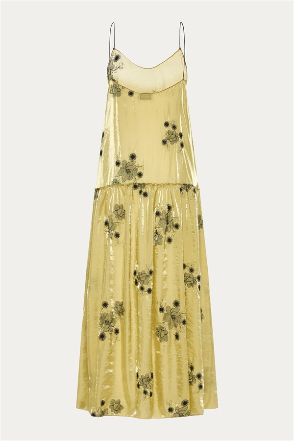 NIDODILEDA MERJEN DRESS LIME