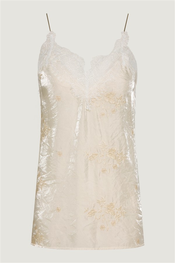 NIDODILEDA MIDPASSAGE TOP OFF WHITE