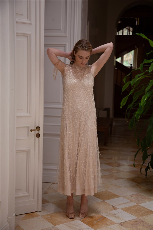 NIDODILEDA MILE DRESS PEARL