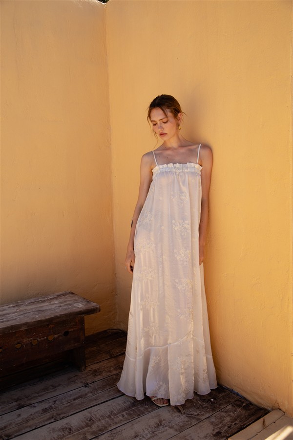 NIDODILEDA NAIRA DRESS OFF WHITE