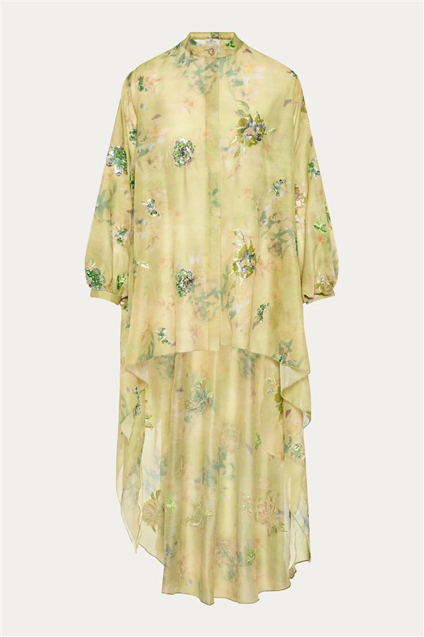 NIDODILEDA NOLWEN KIMONO SHIRT GREEN