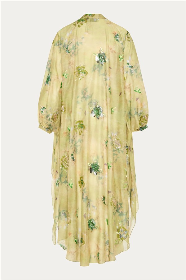 NIDODILEDA NOLWEN KIMONO SHIRT GREEN