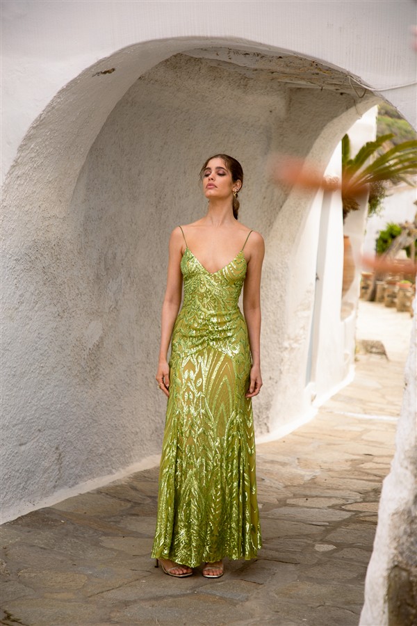 NIDODILEDA PERDITA DRESS GREEN