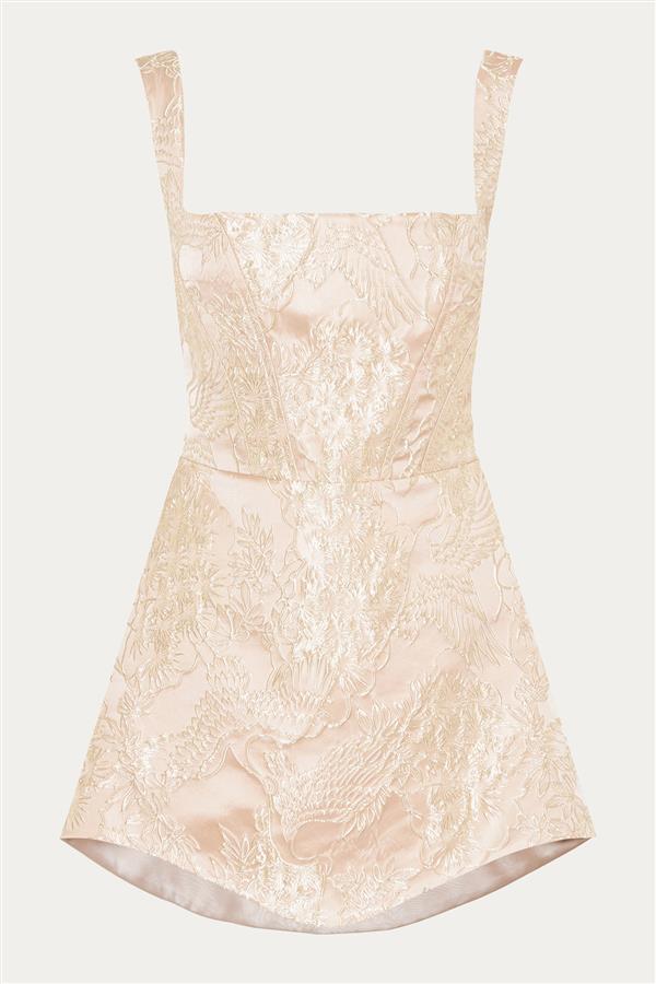 NIDODILEDA PERSPECTIVE DRESS PINK