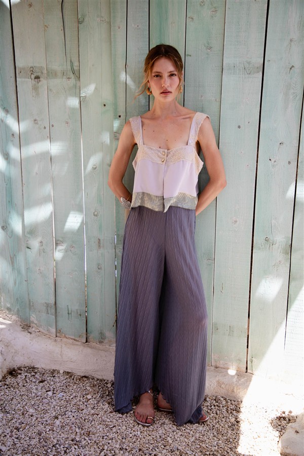 NIDODILEDA PHASEL PANTS GREY BLUE