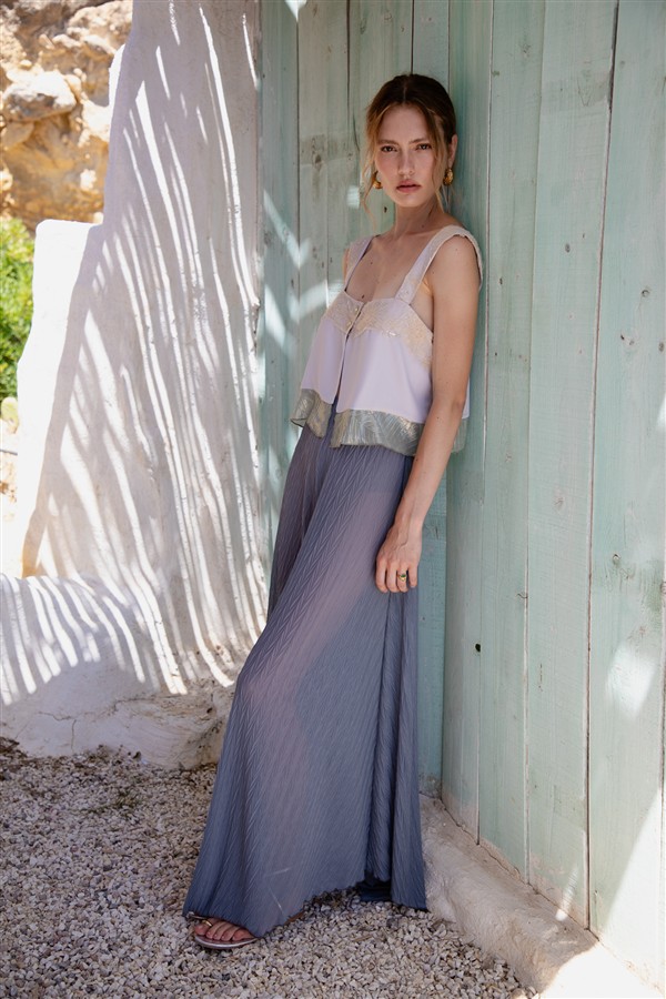 NIDODILEDA PHASEL PANTS GREY BLUE