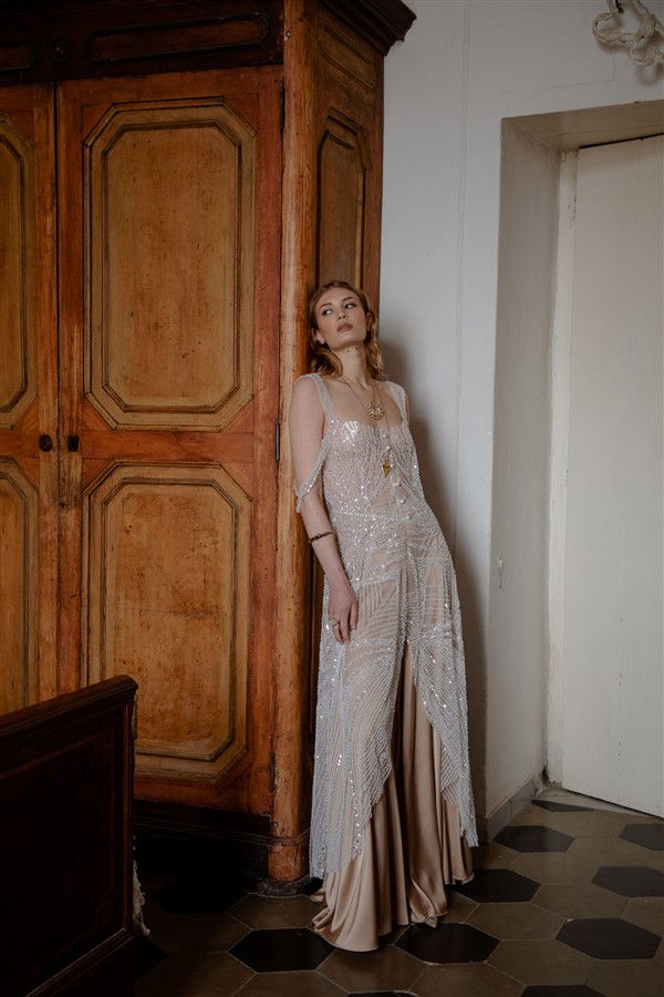 NIDODILEDA PRAISE DRESS SILVERY